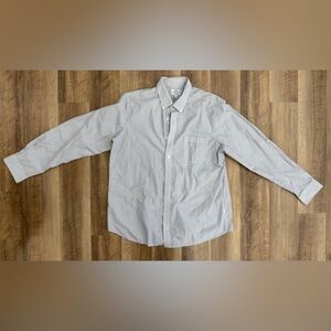 Croft & Barrow Black and White Striped Button Down Shirt